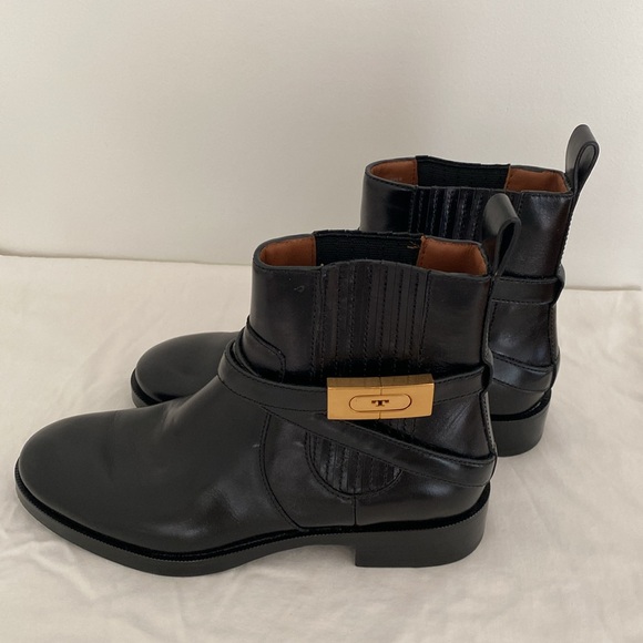 Tory Burch T-hardware chelsea boot black size 6 EUC - Picture 7 of 14